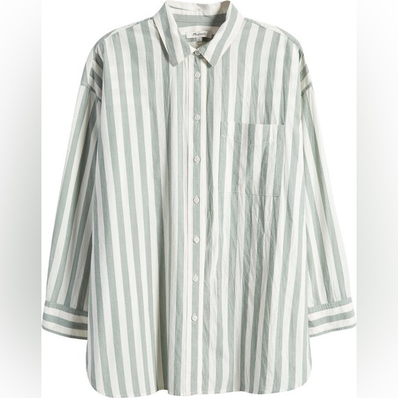 MADEWELL | Signature Poplin Oversized Shirt - Picture 3 of 10